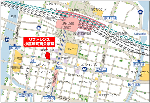 北九州開場地図