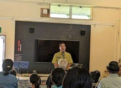 開会挨拶の写真