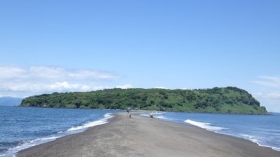 島までは800ｍ