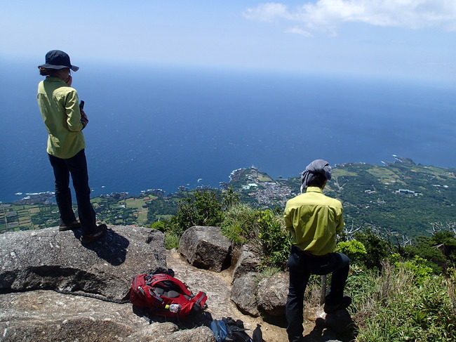 山頂の様子