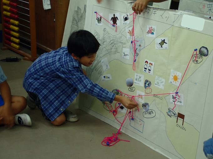 ピンを抜く様子