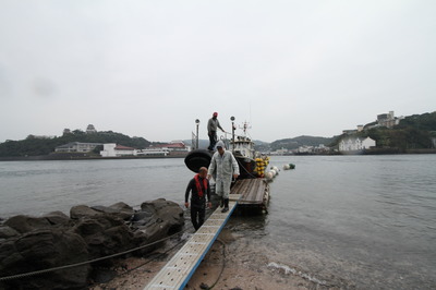 不安定な仮足場