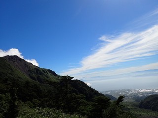 2017年8月23日（水）の仁田峠からの景色。