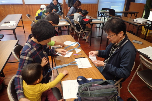 マーキング練習の様子