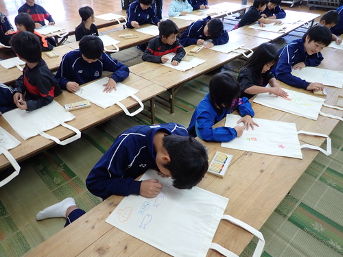 マイバック作りの様子