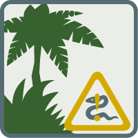 ハブなどの危険な生きものに注意しましょう図