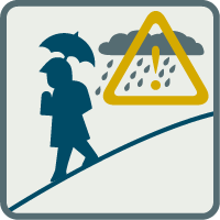 天候の変化に気をつけましょう図