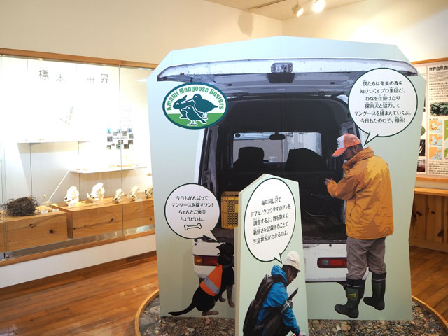 野外での調査研究のパネル