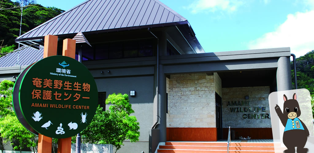 奄美野生生物保護センター玄関