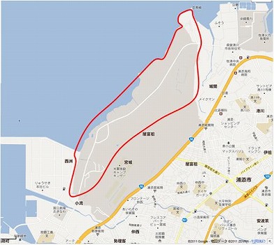 浦添市キャンプキンザー周辺での確認状況の概要