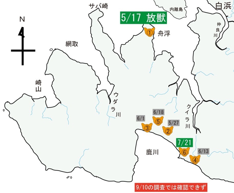 追跡結果MAP