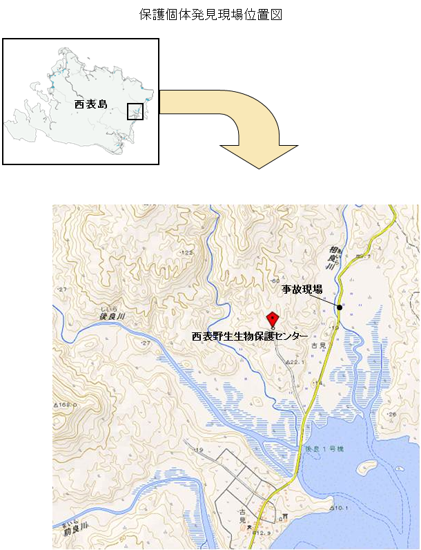 事故現場・地図
